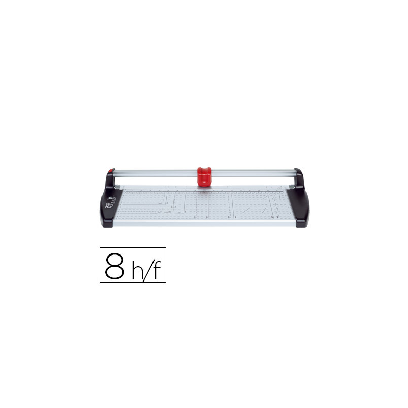 Cizalla m+r metalica de rodillo de 46 cm con base de aluminio