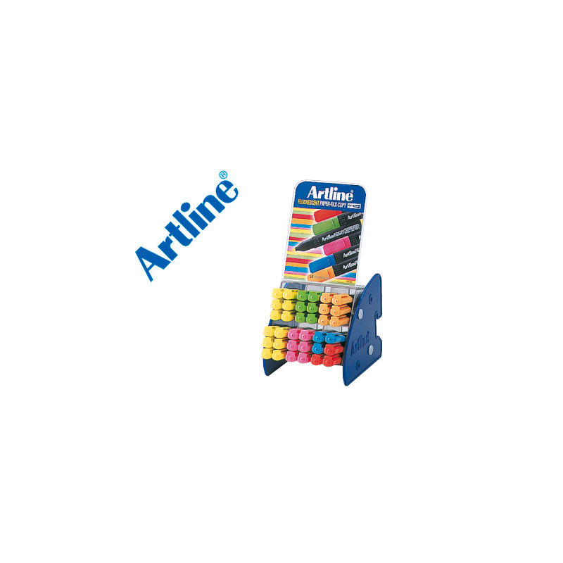 Rotuladores artline fluorescente ek-660 expositor de 36 unidades colores surtidos