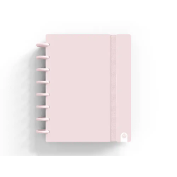 Cuaderno ingeniox foam a5 80h rayado horizontal rosa pastel