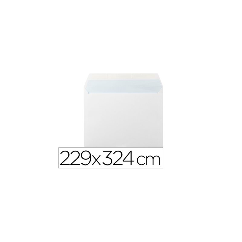 Sobre liderpapel n 14 blanco din c4 229x324 mm tira de silicona paquete de 25 unidades