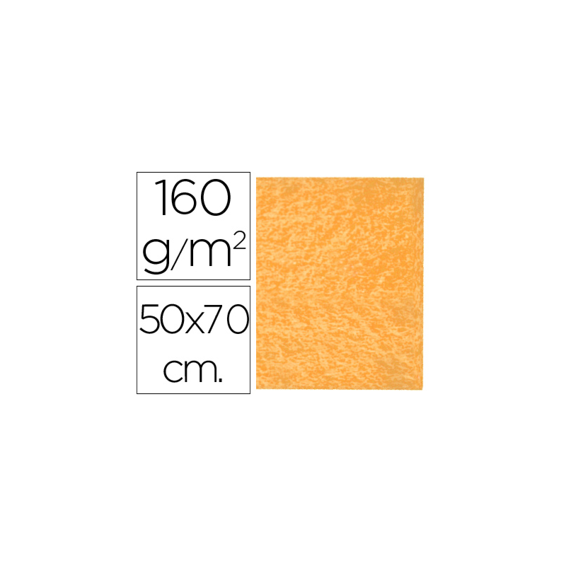 Fieltro liderpapel 50x70cm naranja 160g/m2