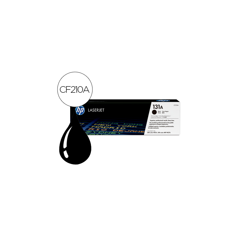 Toner hp 131a laserjet m251/m276 negro 1600 pag