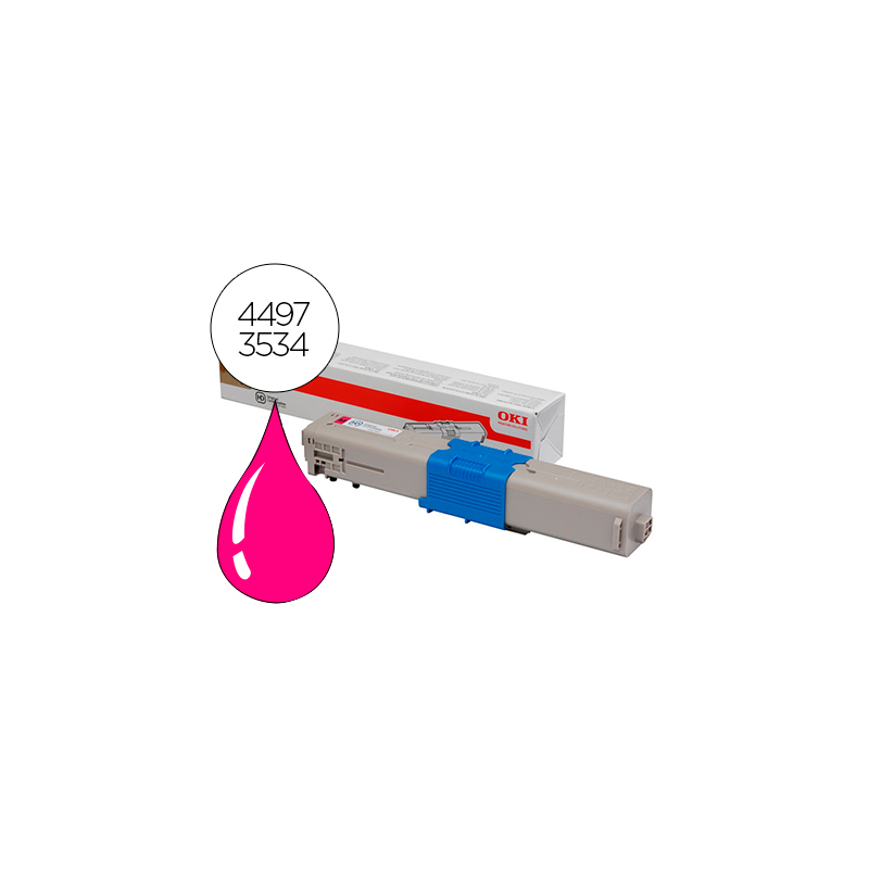 Toner oki c301dn/c321dn magenta 1500 pag