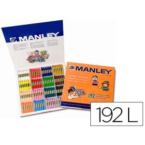 Lapices cera manley school...