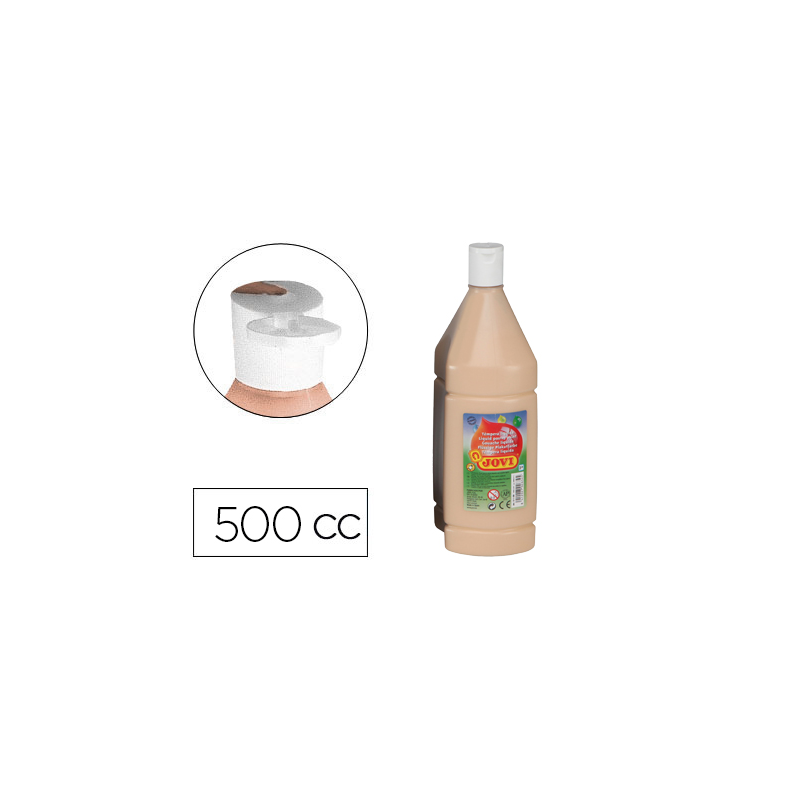 Tempera liquida jovi escolar 500 ml carne