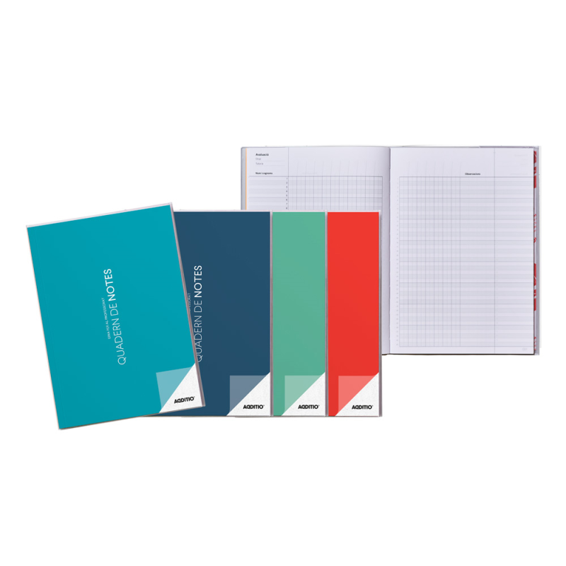Cuaderno de notas catalan additio din a4 evaluacion continua