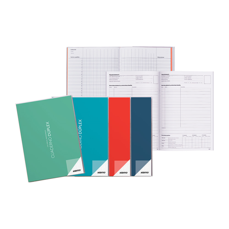 Cuaderno duplex additio a4 evaluacion continua mas tutoria