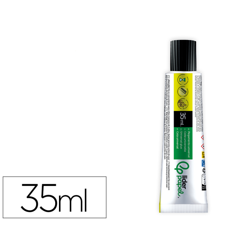 Pegamento liderpapel universal transparente 35 ml