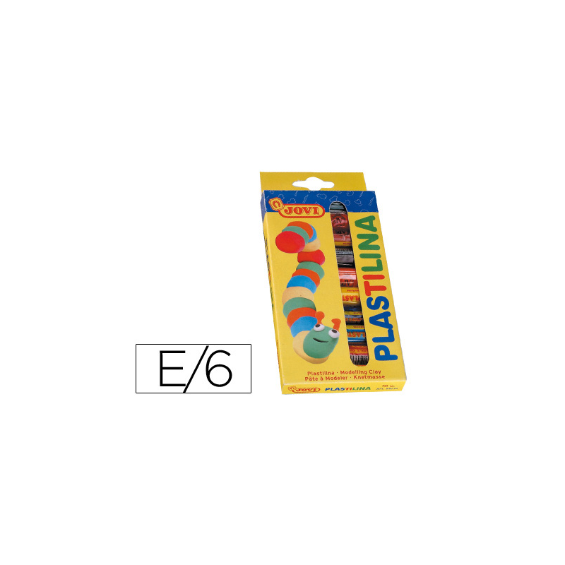 Plastilina jovi estuche de 10 barras colores surtidos