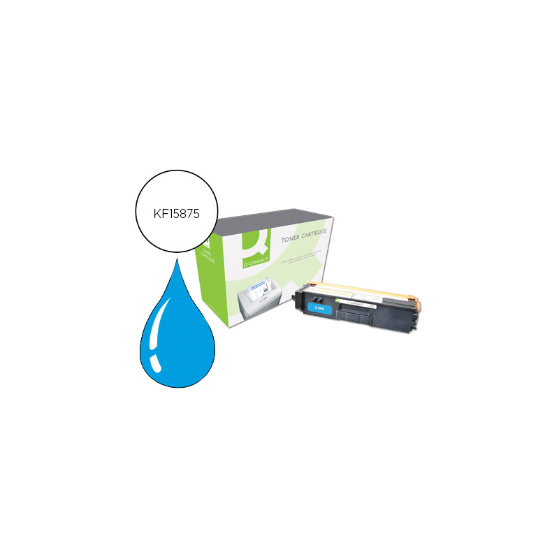 Toner q-connect compatible brother tn325c hl-4140cn / 4150cdn / 4570cdw / 4570cdwt / dcp 9055cdn cian 3.500 pag