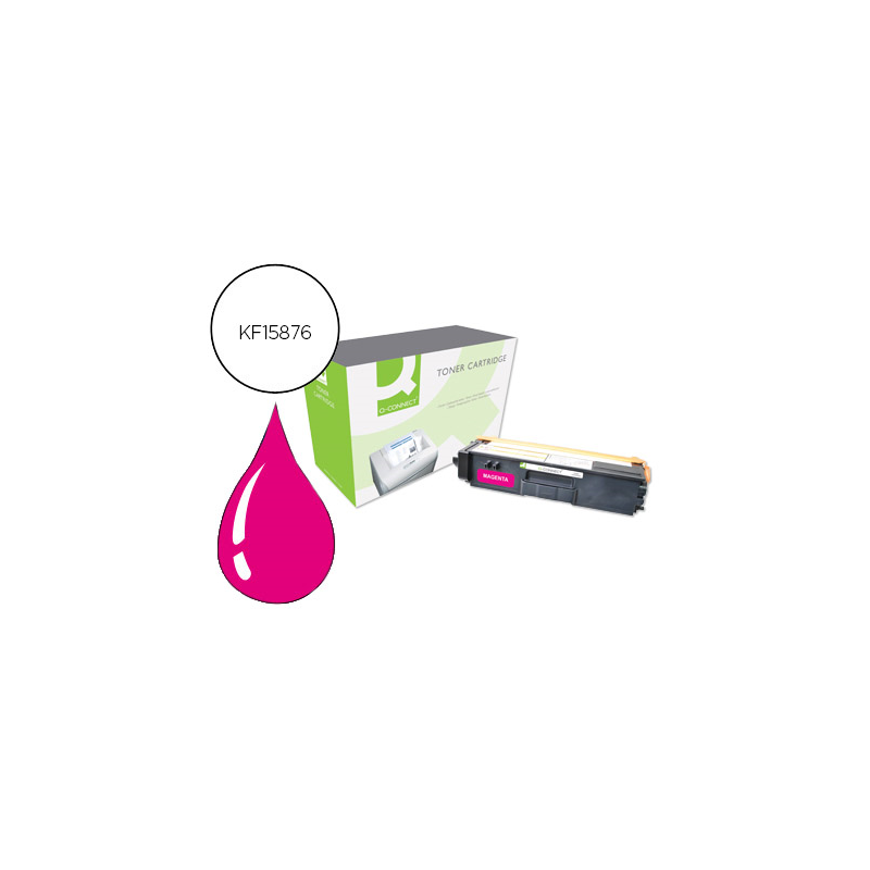 Toner q-connect compatible brother tn325m hl-4140cn / 4150cdn / 4570cdw / 4570cdwt / dcp 9055cd magenta 3.500 pag