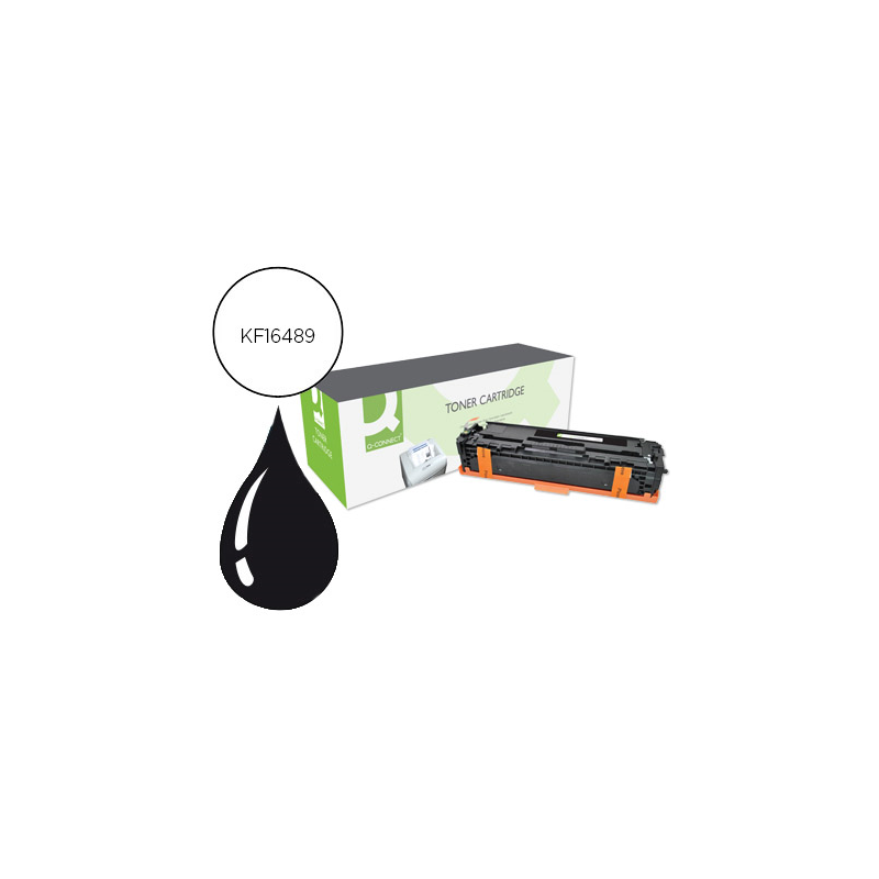 Toner q-connect compatible hp cf210x color laserjet m251n / 251nw / 276n / 276nw negro 2.400 pag