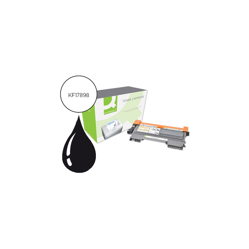 Toner q-connect compatible brother tn2210 hl-2240 / 2250 / 2270 negro 1.200 pag