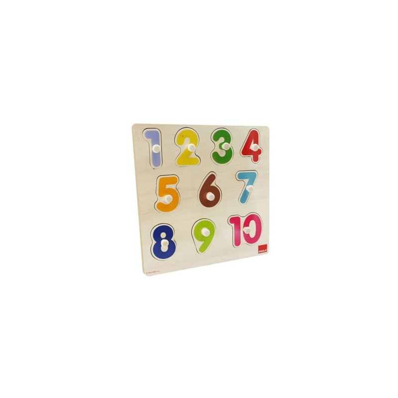 Puzle goula numeros 10 piezas