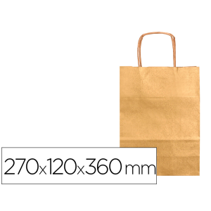 Bolsa kraft q-connect oro...