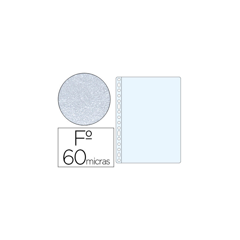 Funda multitaladro esselte folio polipropileno 60 mc piel de naranja caja de 100 unidades