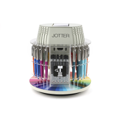 Boligrafo parker jotter originals expositor carrousel con 40 unidades colores surtidos + 40 recambios