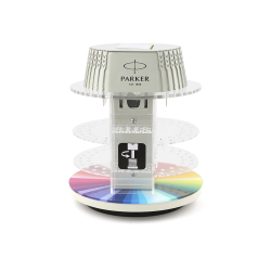 Boligrafo parker jotter originals expositor carrousel con 40 unidades colores surtidos + 40 recambios