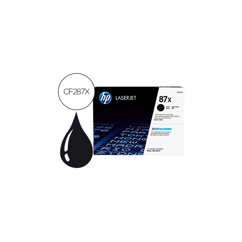 Toner hp laserjet pro entreprise m506 / mfp m527 / m501 negro 18000 paginas