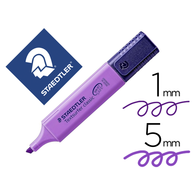 Rotulador staedtler textsurfer classic 364 fluorescente violeta