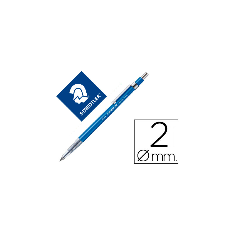Portaminas staedtler mars technico 2 mm con clips y afilaminas
