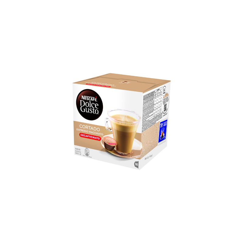 Cafe dolce gusto cortado descafeinado caja monodosis de 16 unidades