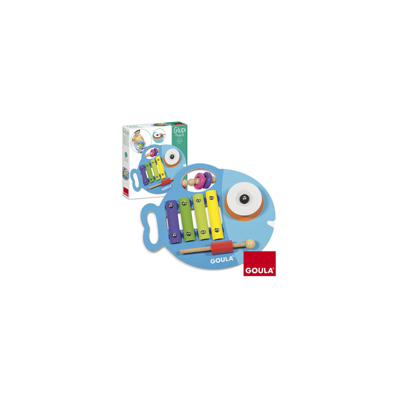 Juego goula didactico glupy musical 3 en 1