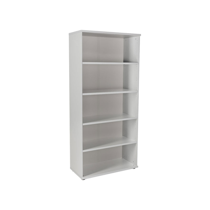 Armario rocada con cuatro estantes serie store 195x90x45 cm acabado gris an02