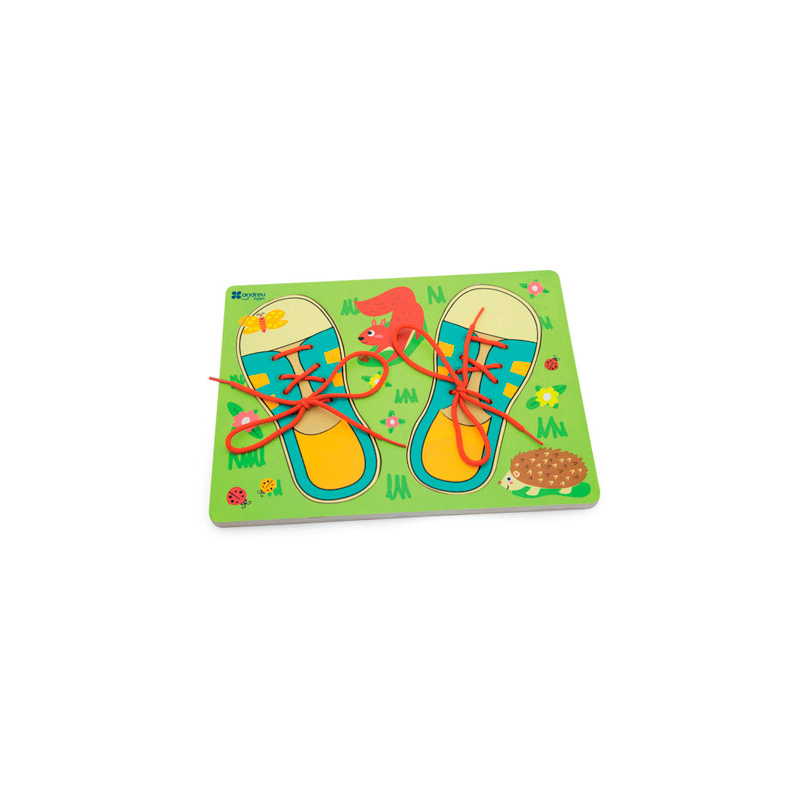 Juego andreutoys enhebrar hilar y coser 30x22,5x1,3cm