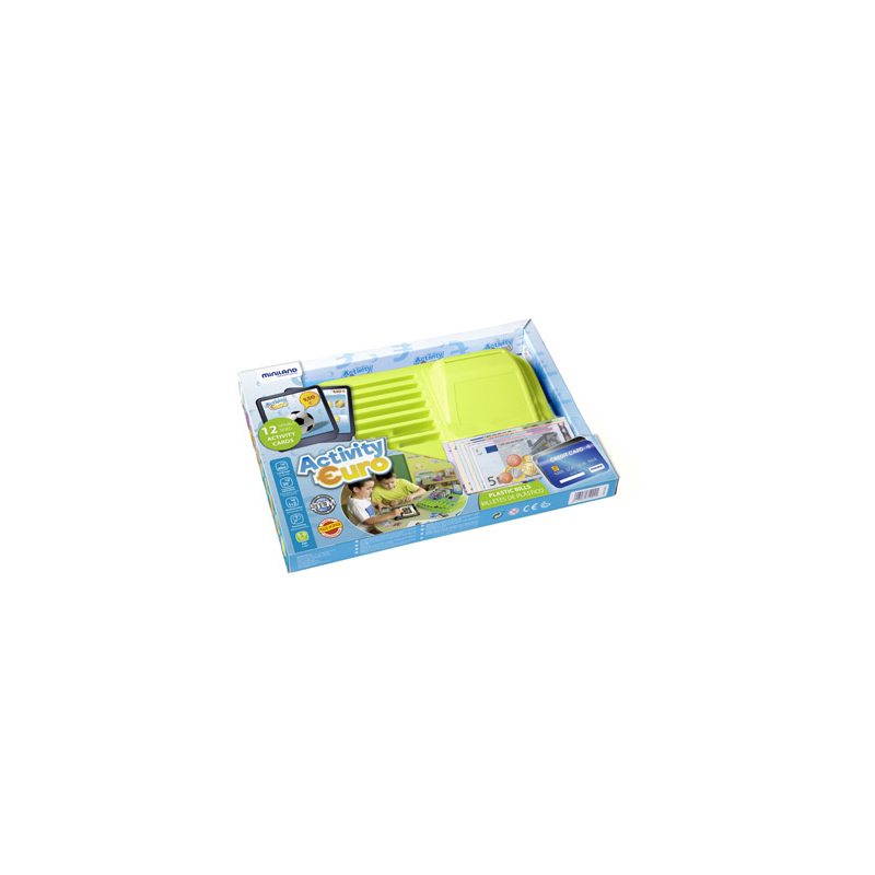 Juego miniland activity euro tray 77 piezas