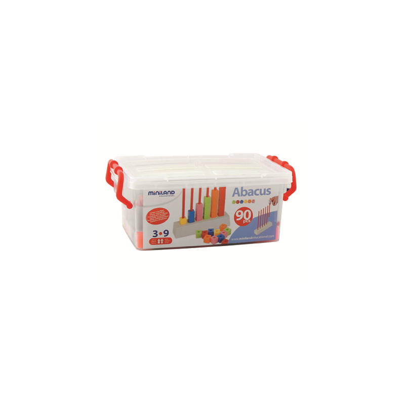 Juego miniland abacus multibase 90 piezas