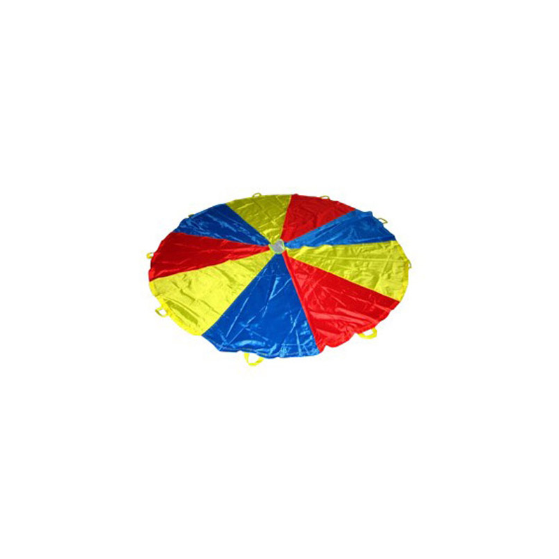 Paracaidas amaya de nylon con 12 asas colores del parchis 3,50 m