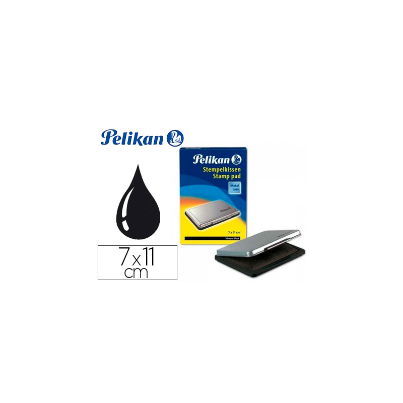 Tampon pelikan nº2 negro 70x110 mm
