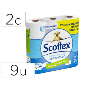 Papel higienico scottex...