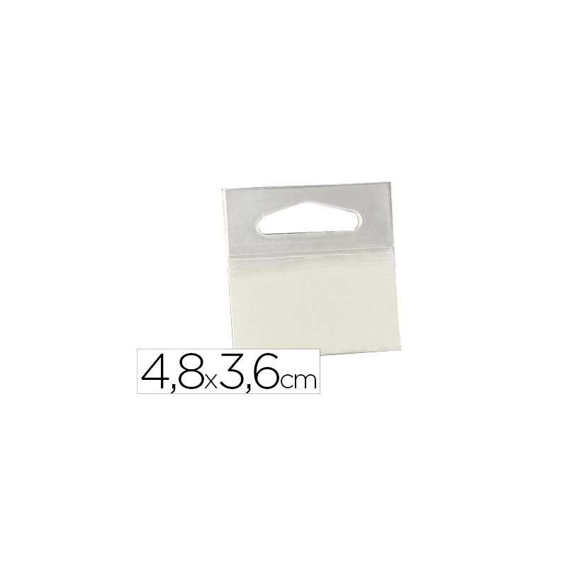 Colgador con adhesivo 3m hang tab 2180 rollo 1000 etiquetas48x36 mm