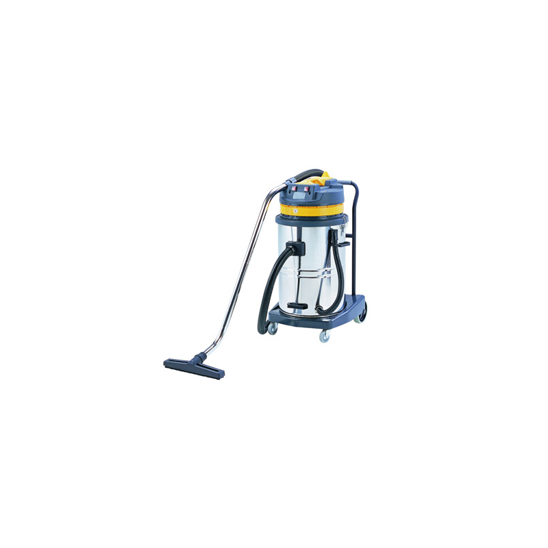 Aspiradora industrial q-connect 70l 2000w en seco y con agua 102,5x54x60 cms