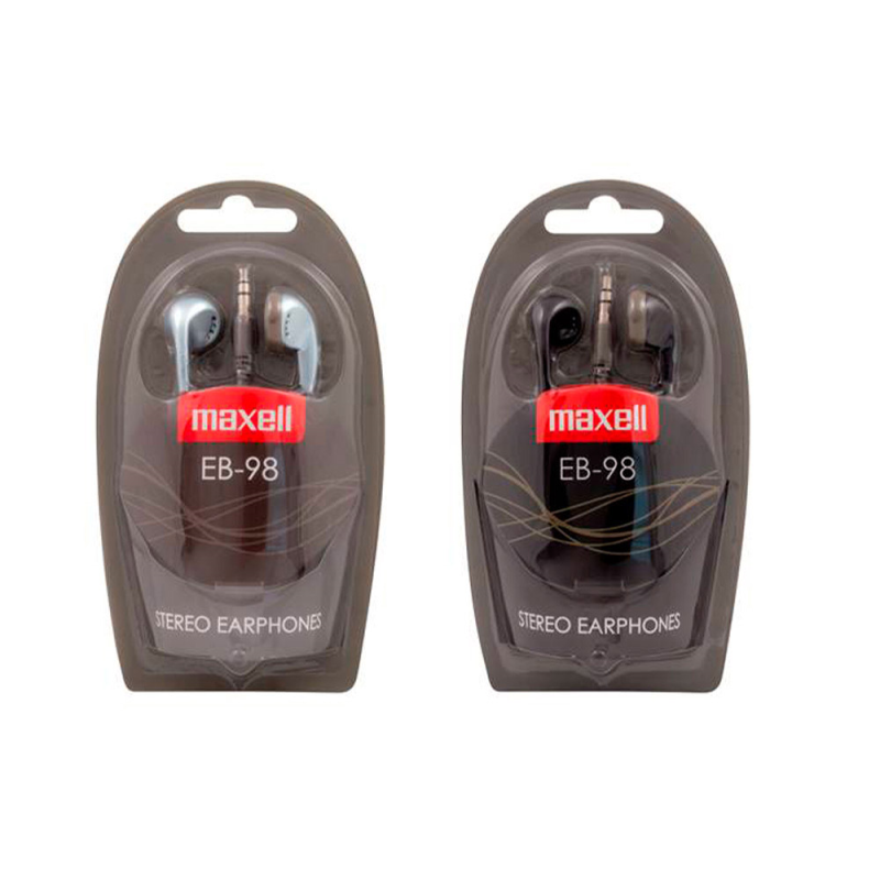 Auricular maxel black-silver 1,2 m