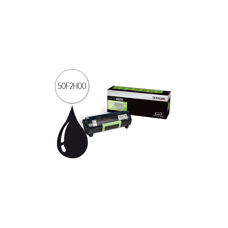 Toner lexmark ms310d/410d ms310dn/410dn/510dn/610dn ms610de ss610dte negro retornable 5000 pag alta