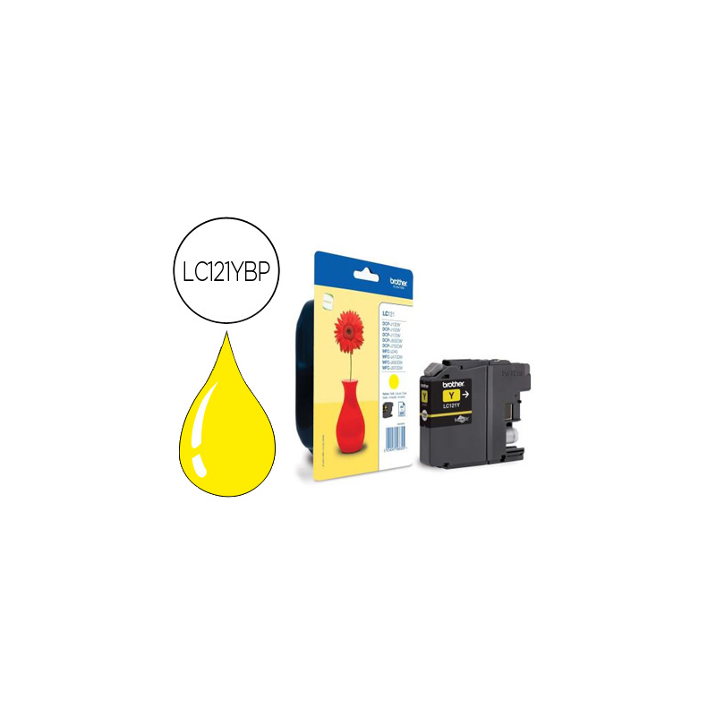 Ink-jet brother dcp-j132w/152w/552dw/752dw mfc-j470dw/650dw/870dw amarillo -300 pag