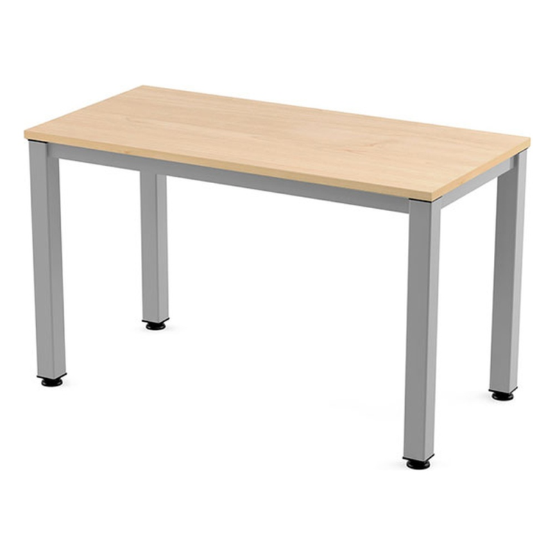 Mesa de oficina rocada executive 200ad01 gris y haya 120x60 cm