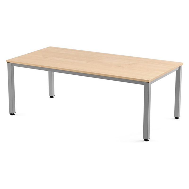 Mesa de oficina rocada executive 2005ad01 gris/haya 200x100 cm