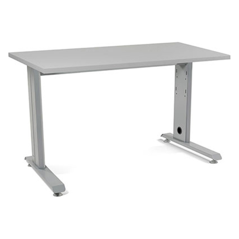 Mesa de oficina rocada metal 2000ac02 gris/gris 120x60 cm