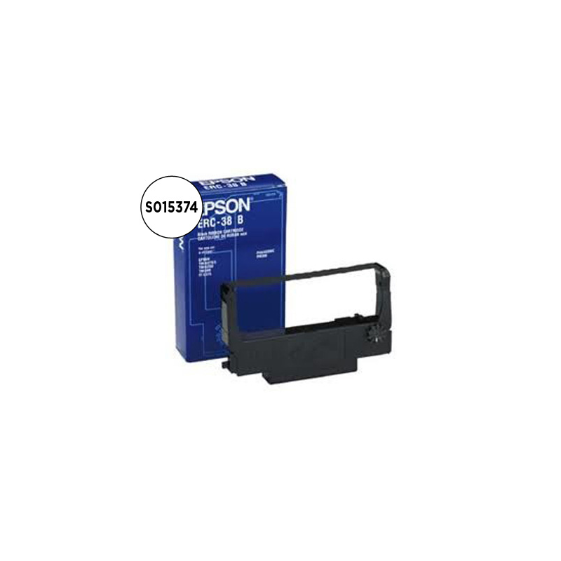 Cinta impresora epson orig. tm-300/tm-u200/tm-u210/tm-375 erc-38b negra