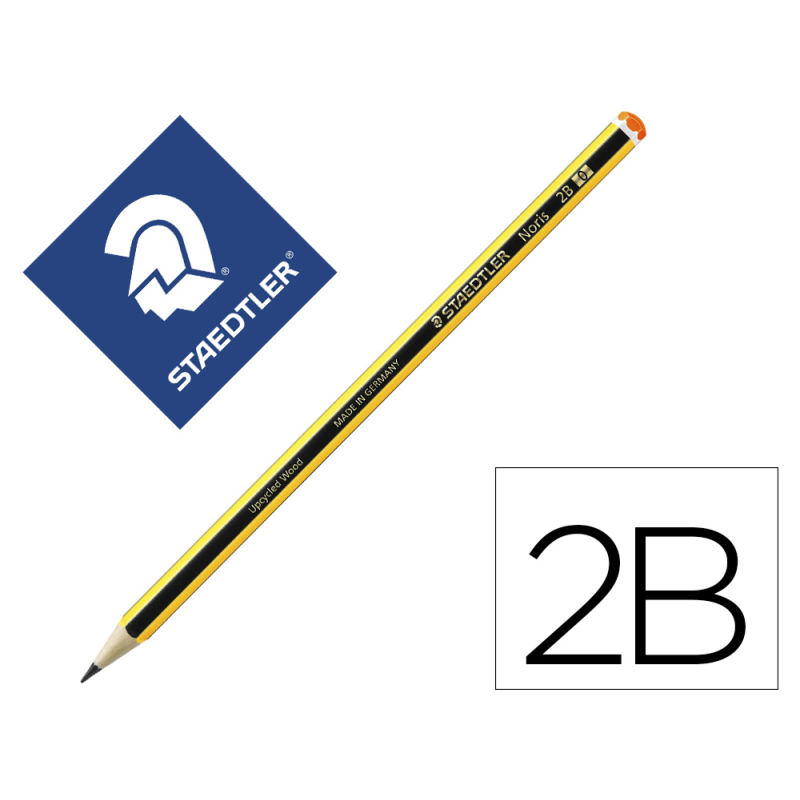 Lapices de grafito staedtler noris n.0 2b unidad
