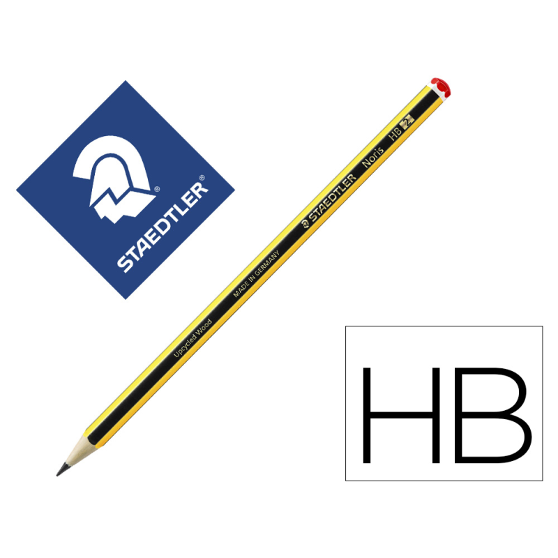Lapices de grafito staedtler noris n.2 hb unidad