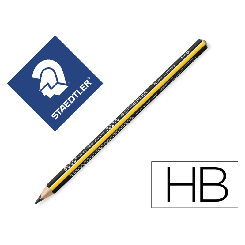 Lapices de grafito staedtler triplus jumbo hb unidad
