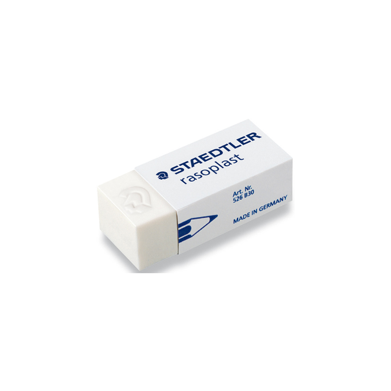 Goma de borrar staedtler 526 b30 plastico unidad