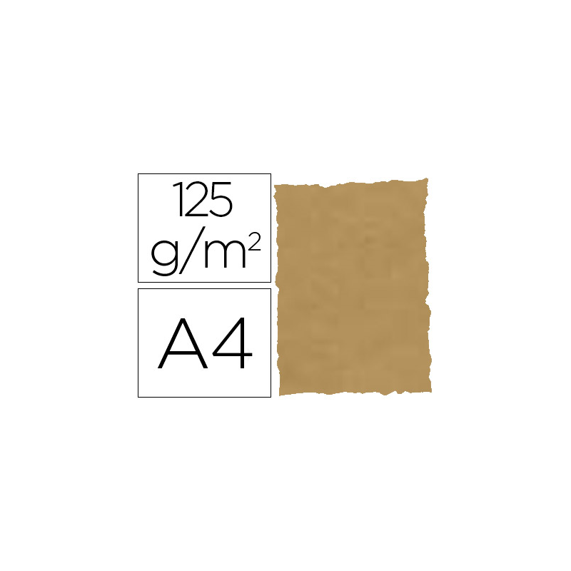 Papel pergamino din a4 troquelado 125 gr piel elefante color pergamino paquete de 25 hojas
