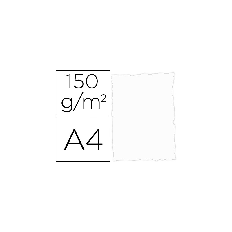 Papel pergamino din a4 troquelado 150 gr color parchment blanco paquete de 25 hojas
