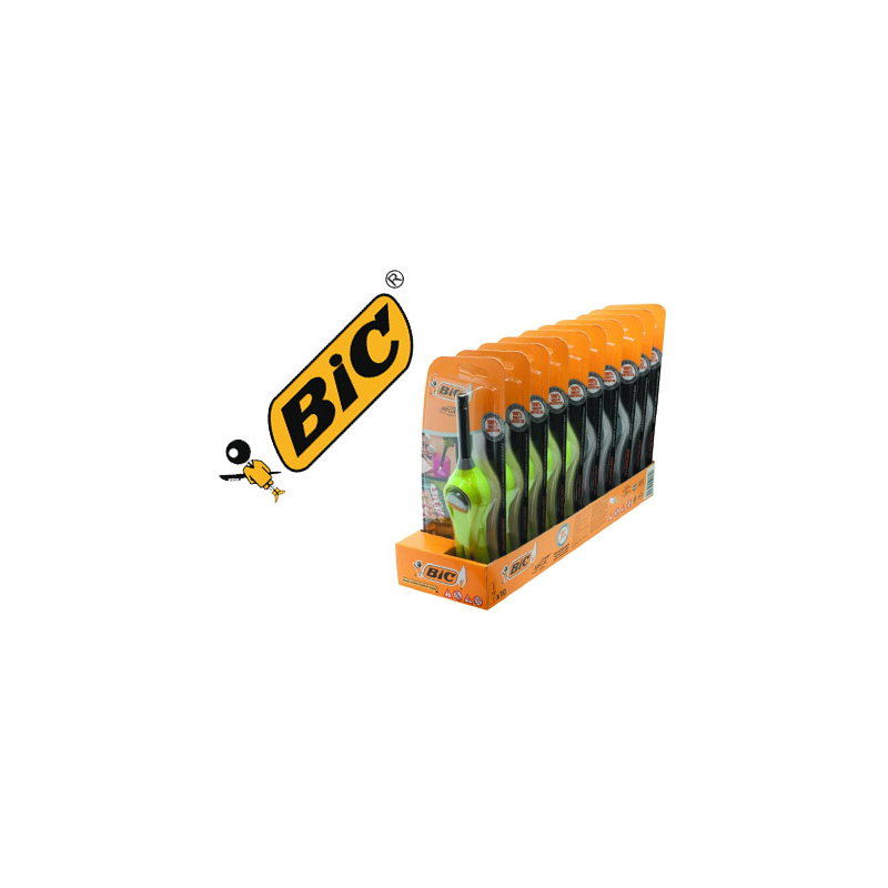 Encendedor bic megalighter multiusos con gancho retractil